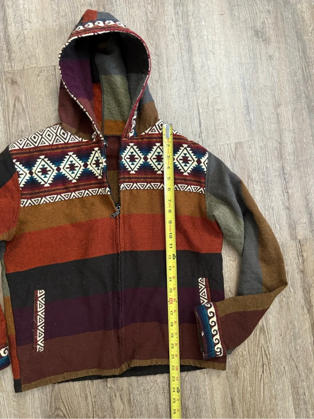 Native Sun • Wool/Cotton Full Zip Hoodie Jacket